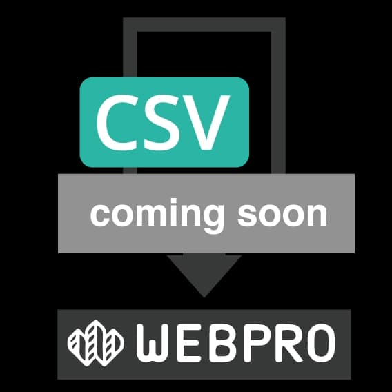 WEBPRO用CSV出力